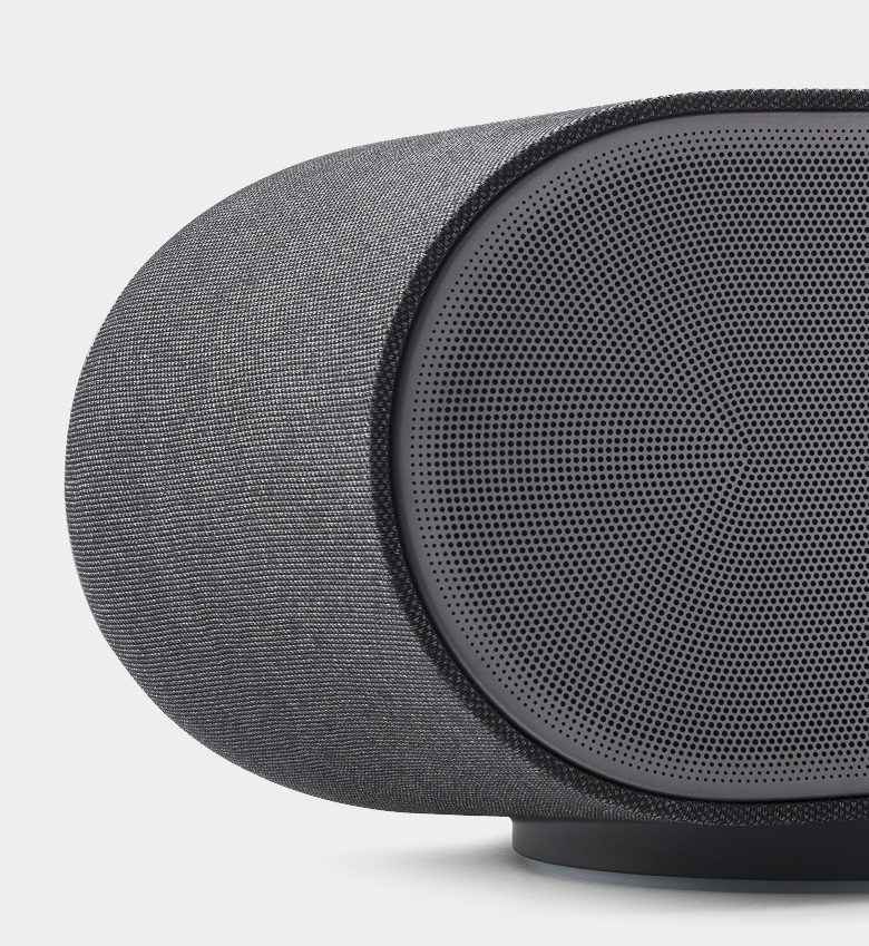 Denon Home 600 in Charcoal side view